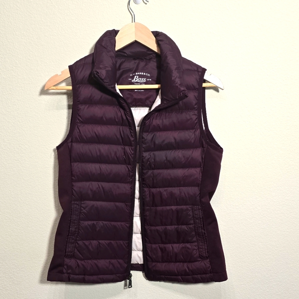 G.H. Bass & Co. Duck Down Packable Puffer Vest, XS